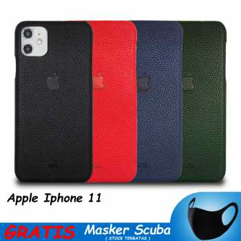 Jual Iphone 11 Hardcase SVL Vintage Leather Case SLIM Casing