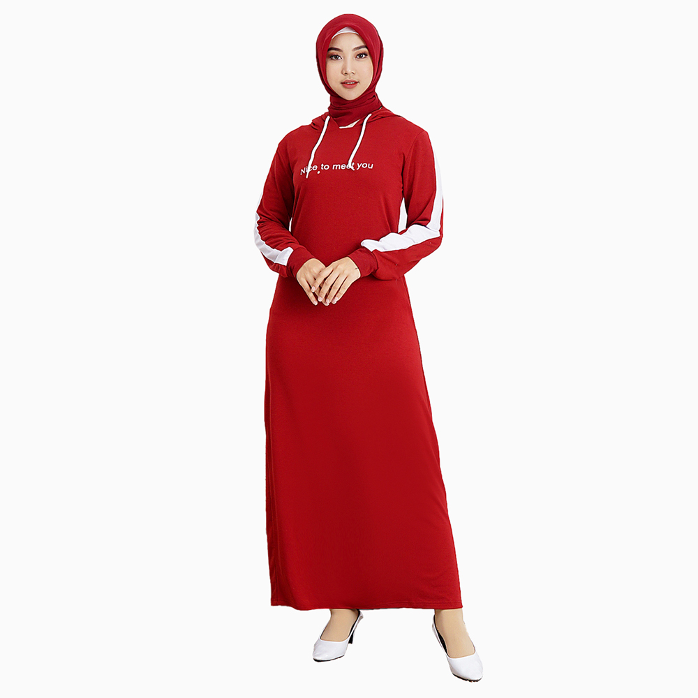 Long Dress hoodie lengan panjang Muslim terbaru - Jfashion Jayanti