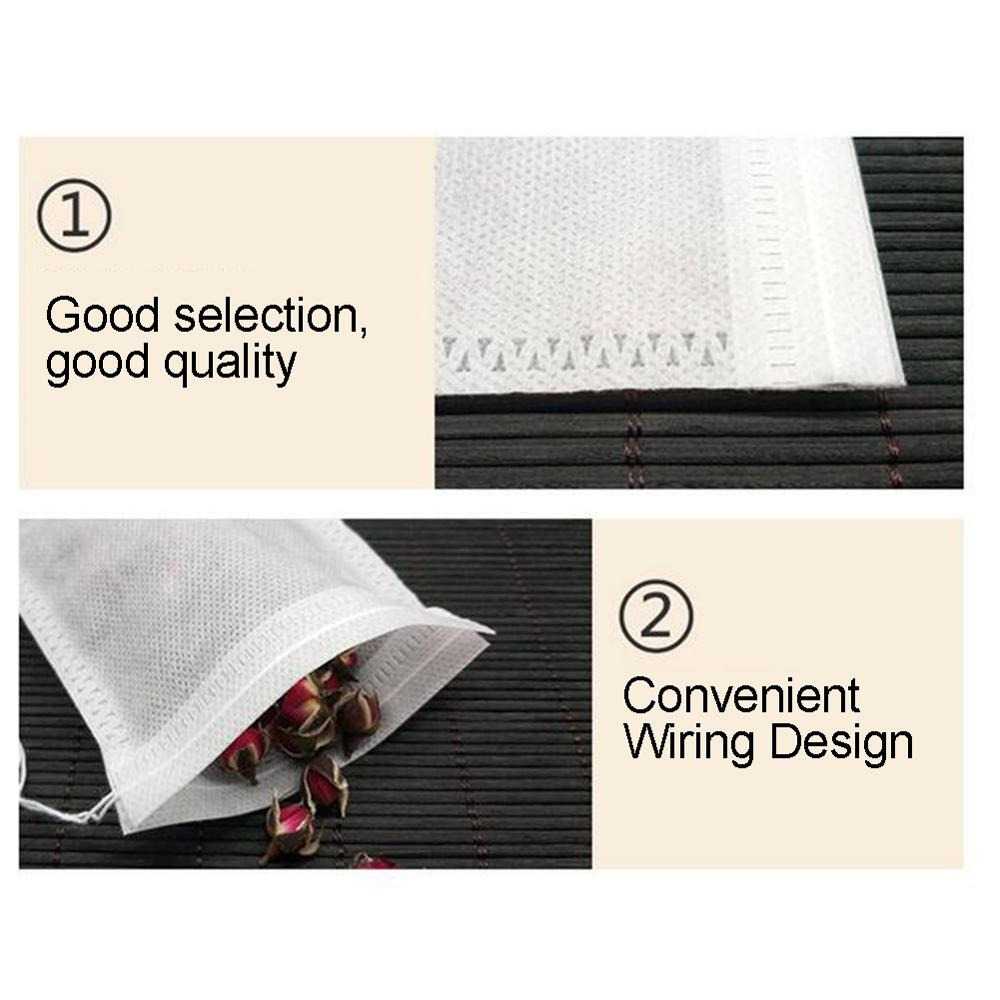 One Two Cups Kantong Teh Filter Saringan Tea Bag Disposable 100 PCS - M100 - Gambar 4