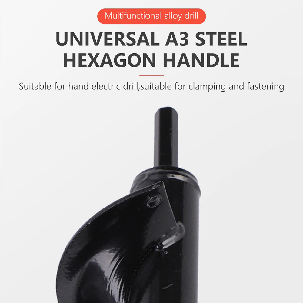 MPT Mata Bor Penggali Tanah Auger Spiral Drill Head 4.5x45cm - FG07