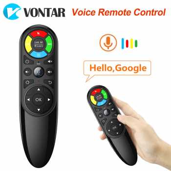 VONTAR Air Mouse Wireless 2.4GHz 6 Axis Gyroscope Voice Remote Control - Q6