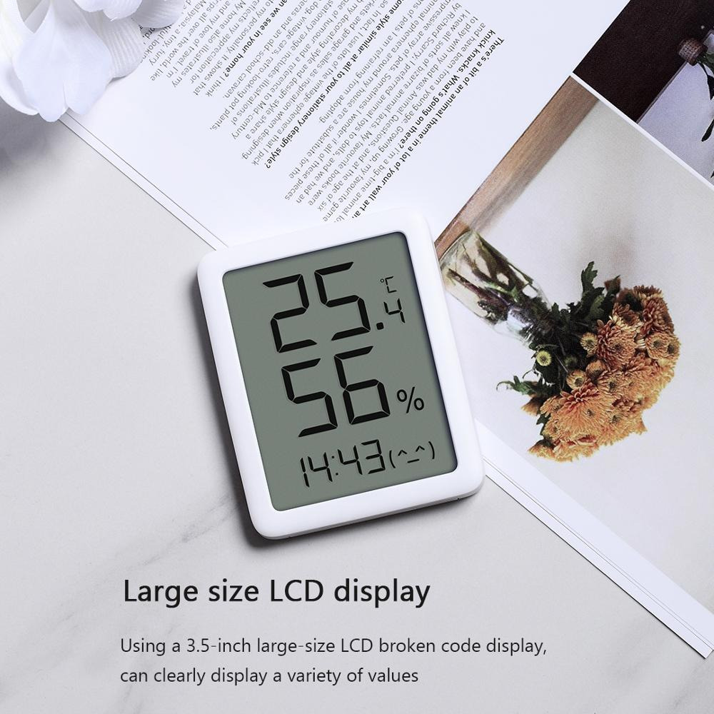 Miaomiaoce Thermostat Jam Meja Hygrometer Humidity LCD - MHO-C601