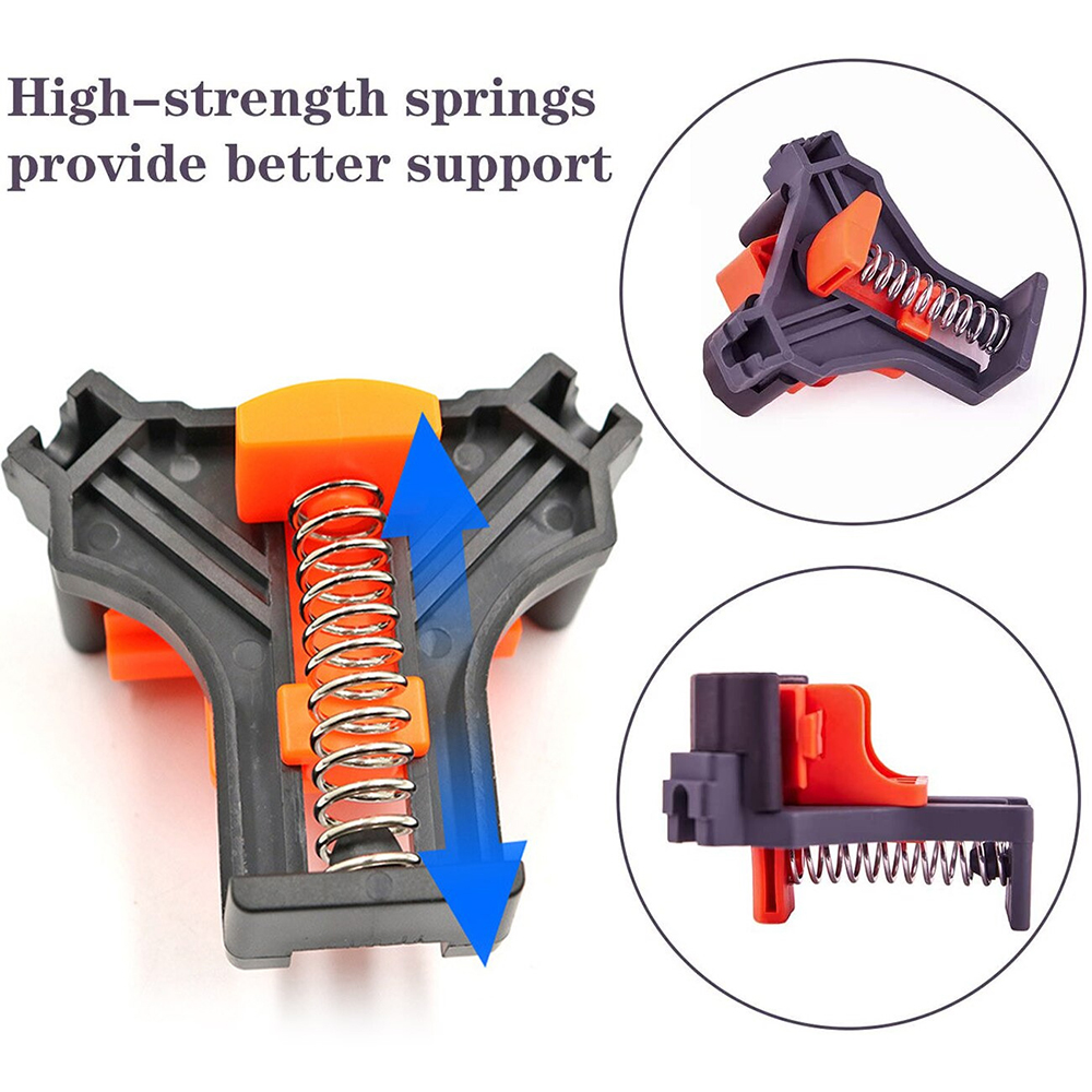 VAHIGCY Corner Clamp Clip Penjepit Sudut Kayu 90 Derajat 4PCS - A880