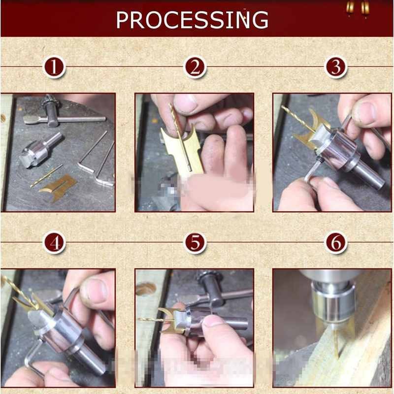 HUHAO Mata Bor Tasbih DIY Wooden Beads Ball Maker Drill Bit 6-12mm - R02
