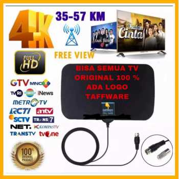 Antena TV Digital DVB-T2 4k High Gain 25-Db Tfl-D139 Original Taffware
