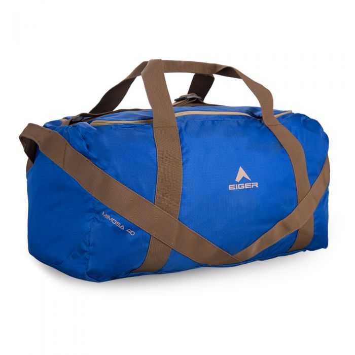 folded duffle bag