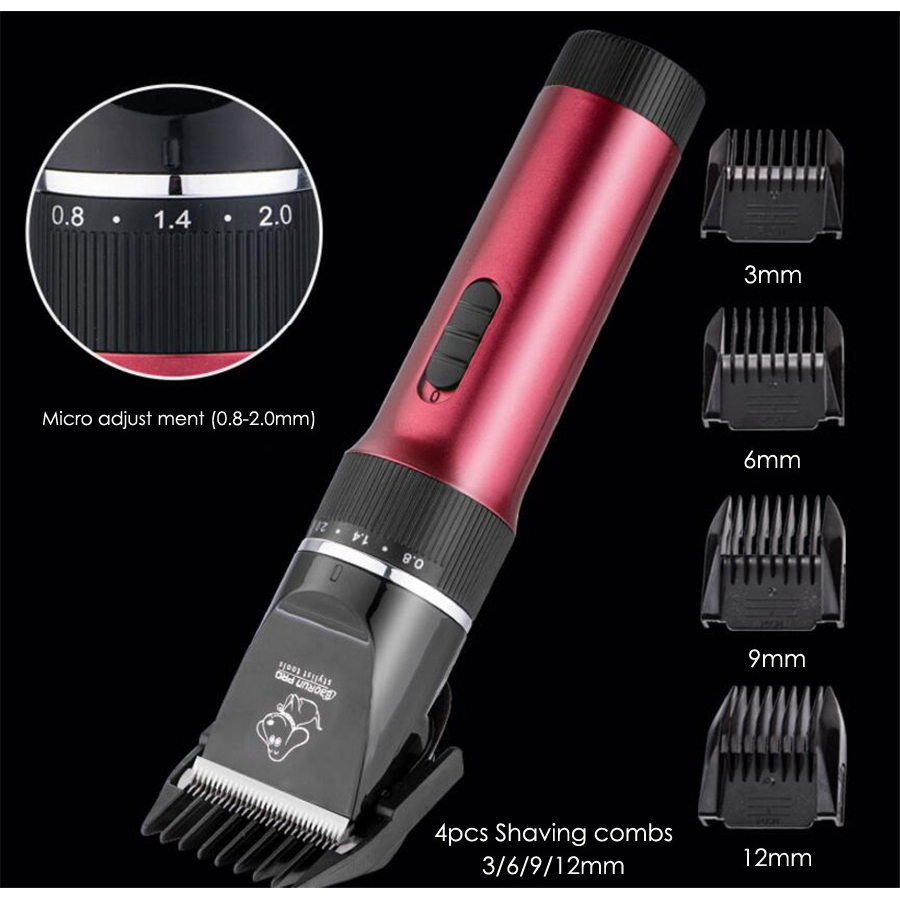 BaoRun Alat Cukur Elektrik Bulu Binatang Pet Dog Clipper - P7