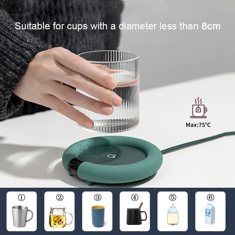 Luckima Tatakan Gelas Pemanas Cup Warmer Heating Pad 20W - 353-A