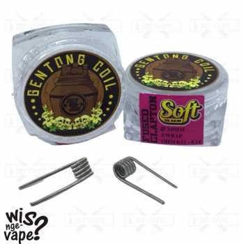 Gentong Coil Fused Clapton - By Soft Coil Builder