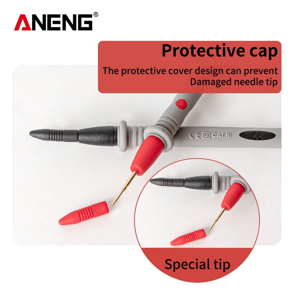 ANENG Kabel Digital Multimeter Tespen Silicon Rubber Wire 10A 1000V - PT1005