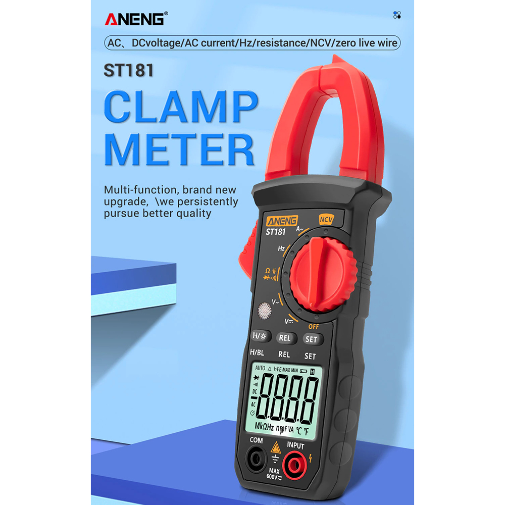 ANENG Digital Multimeter Voltage Tester Clamp - ST181