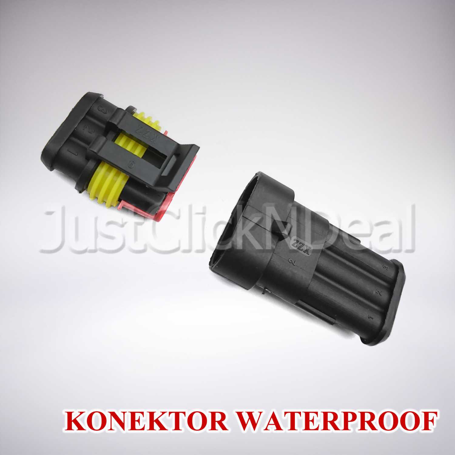 Jual Soket Konektor Otomotif DC Waterproof 3 Pin | Jakmall.com
