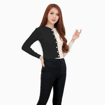 Jual Cardigan Rajut cropped lengan panjang gaya korea Jfashion