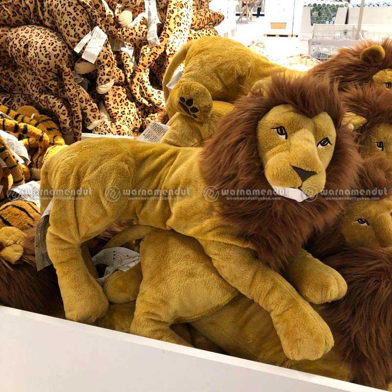 Peluche Lion Ikea Elephant Boneka Ikea Peluche DJUNGELSKOG Peluche