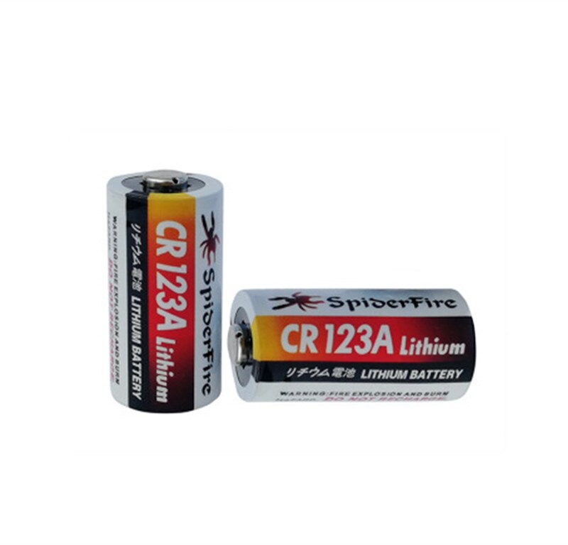 SpiderFire Baterai CR123A Li-Ion 3V 1300mAh 1 PCS - CWGM123A