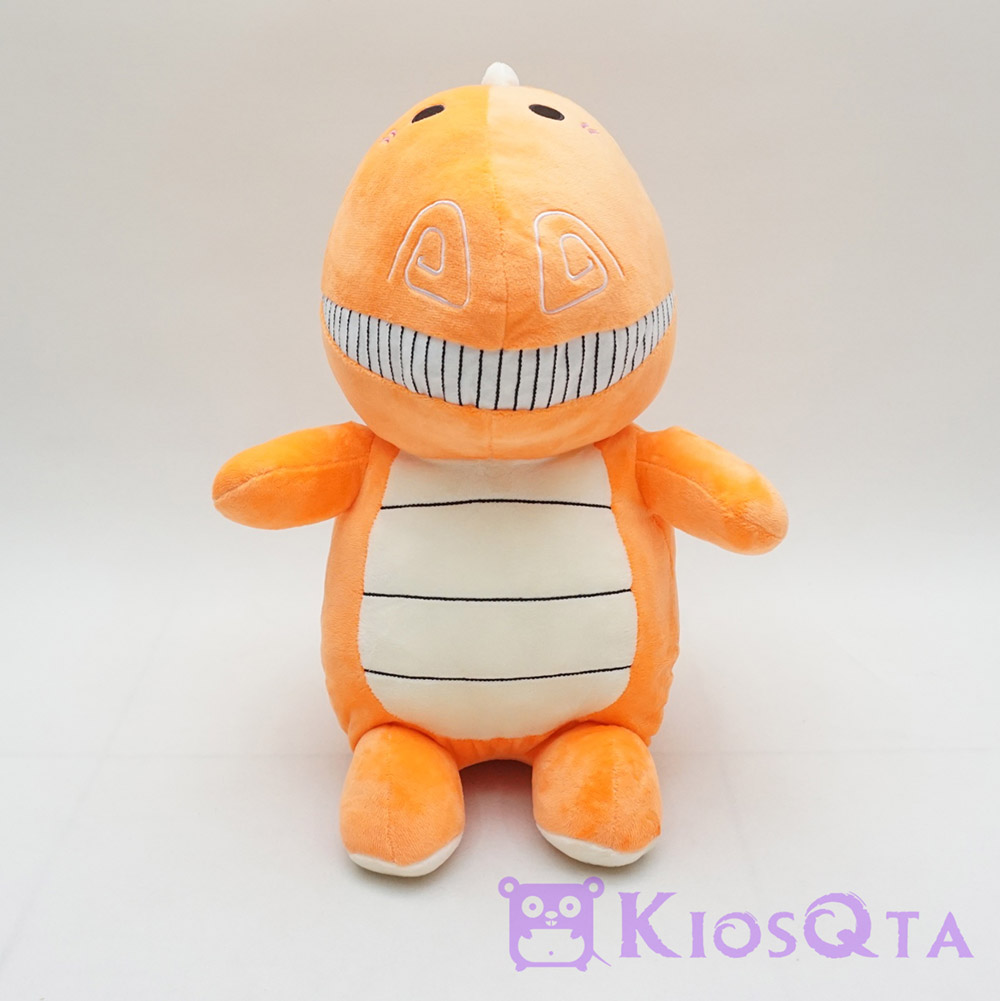 boneka dinosaurus dino orange duduk large