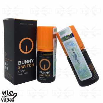 BUNNY SWITCH CORAL 30ML - SALT NIC PREMIUM LIQUID VAPE BY ZAM