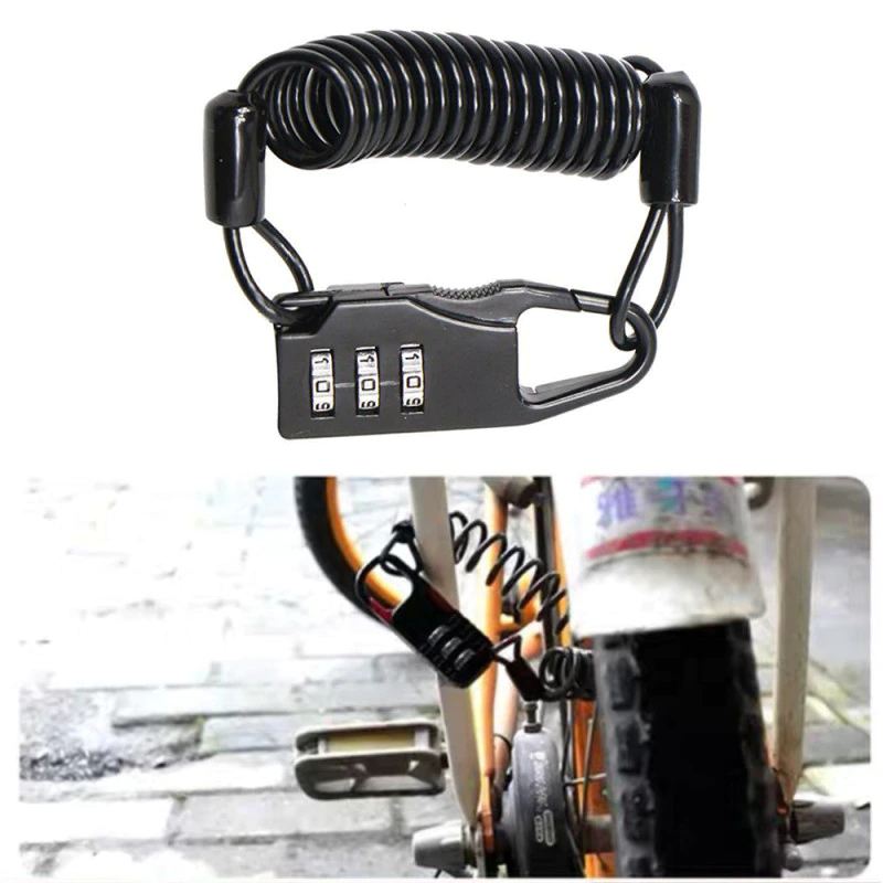 ULAC Gembok Helm Sepeda Anti Maling Bike Lock Kode Angka 3 Digit - K-2S