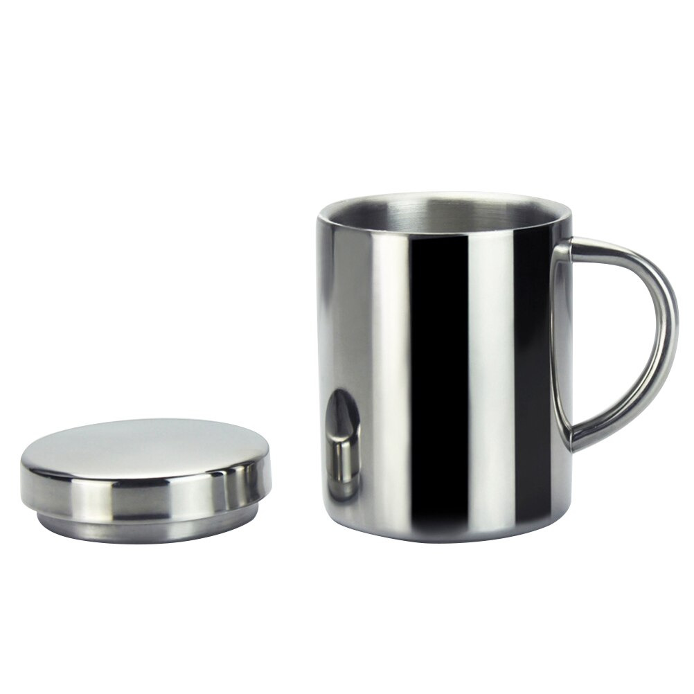 YOMDID Cangkir Kopi Stainless Steel Tahan Panas Double Wall Mug - H-860