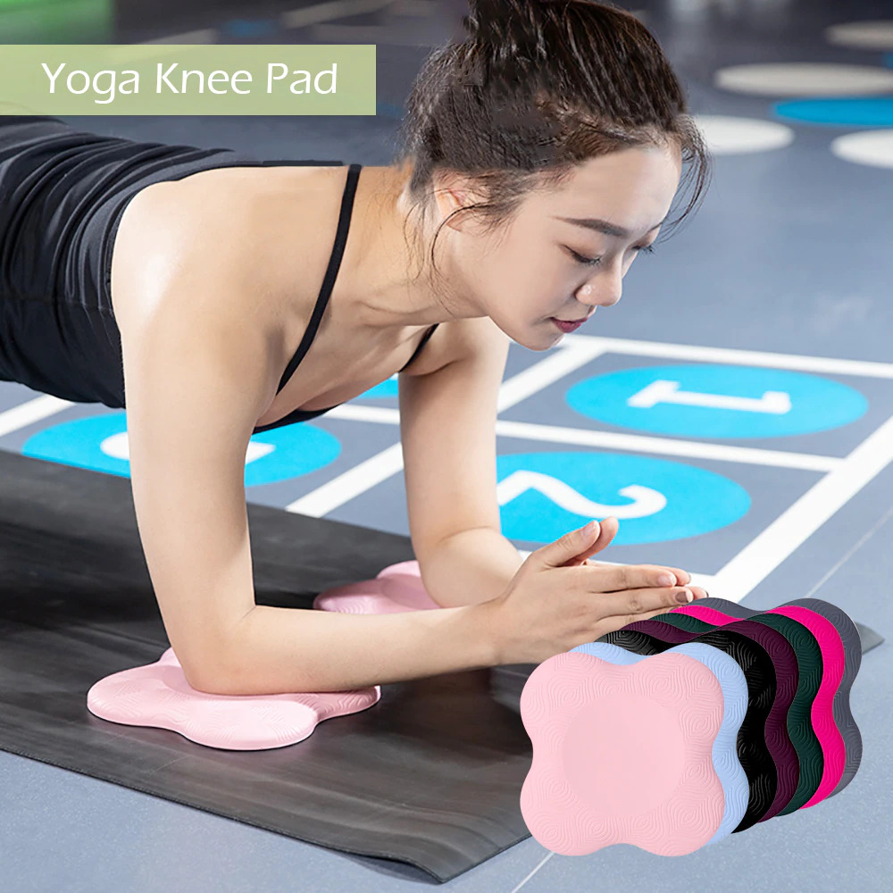 LOOZYKIT Bantalan Kaki Tangan Yoga Fitness Knee Hand Pad Mat 2 PCS - G2