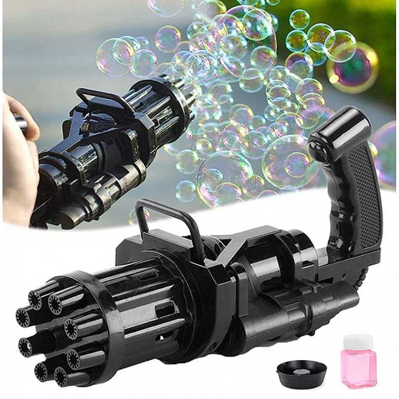 Jual Pistol Bubble Gun Mainan Gelembung Sabun Shampo Balon Tiup