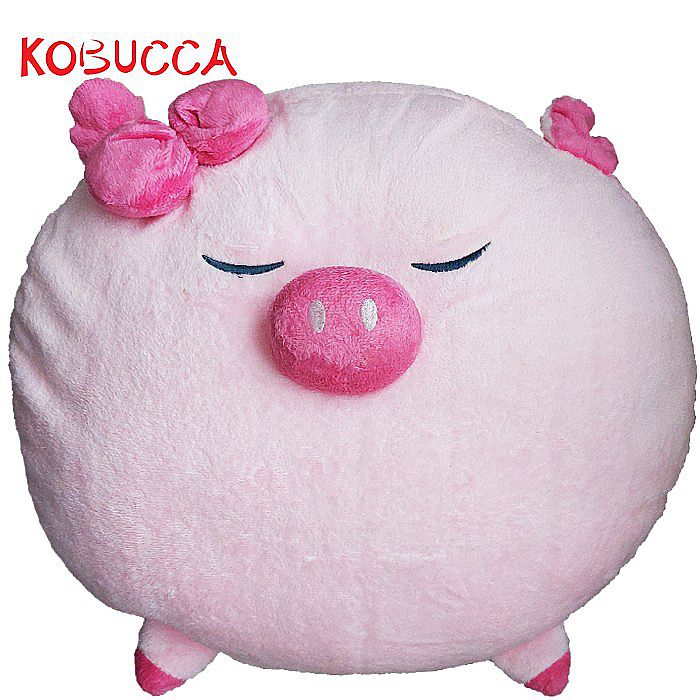 Boneka Karakter Teddy Bear I Love U Krem Pink Bantal Motif Babi