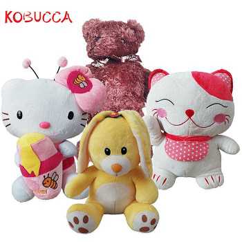 Boneka Kelinci Karakter Kucing Rejeki Hello Kitty Doll Motif Teddy Bea