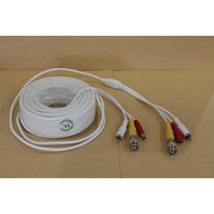 Jual Kabel CCTV Video+ Audio+Power, 25 Meter ( BNC / RCA )