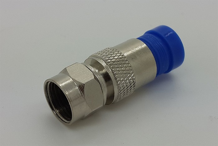 Jack connector F compression RG 6