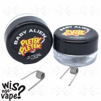 Pletek Pletek Baby Alien Coil 0.18 Ohm DUAL - By Kota Vape Authen