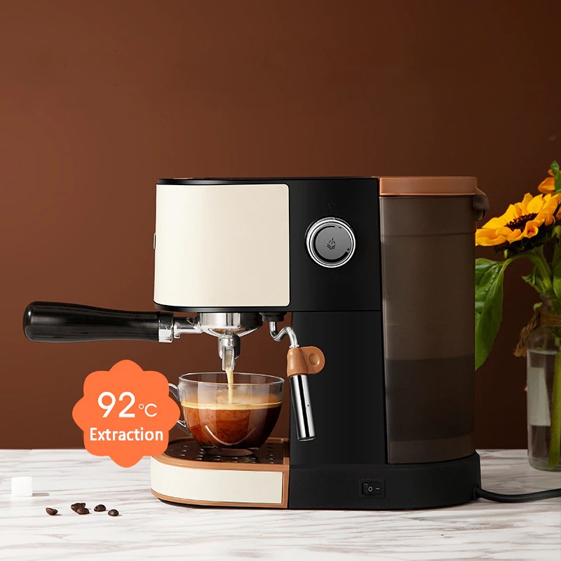 ZZUOM Mesin Kopi Espresso Coffee Maker Frothing 20 Bar 850W 1L - MX-CM6826T