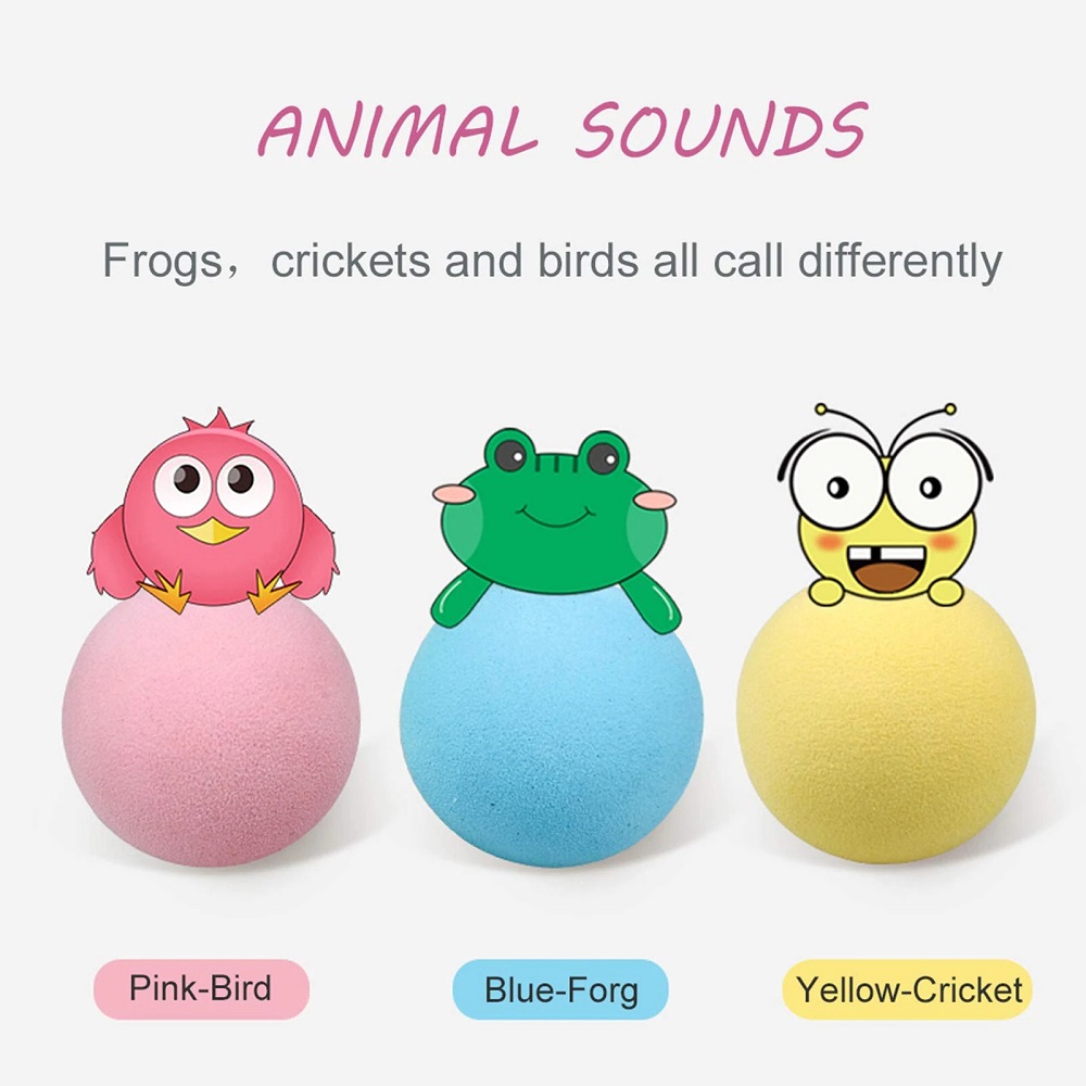 Pet Gravity Mainan Kucing Bola Aroma Catnip Ball Frog Sound - PG-CT162