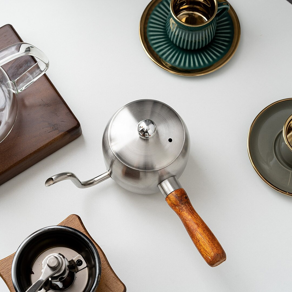 Mrs Win Teko Kopi Leher Angsa Gooseneck Pour Over Drip Kettle - DF50K