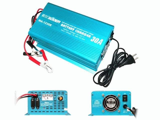 Charger ACCU Merk SUOER 30 Ampere (Automatis)