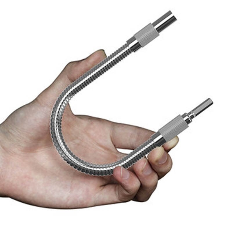 OLOEY Ekstensi Kepala Obeng Bor Fleksibel 1/4 Inch 6.35mm 295mm - HT570