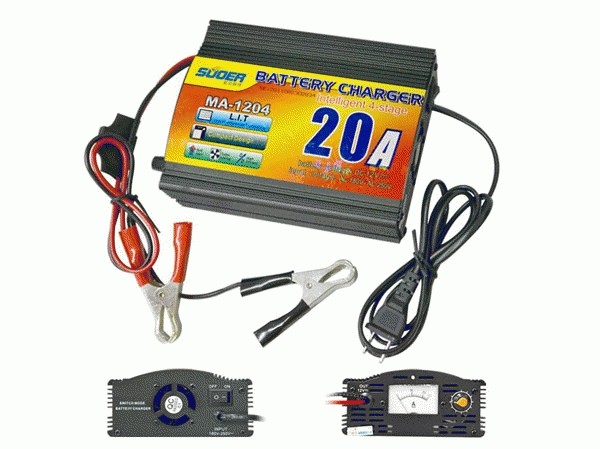 Charger ACCU Merk SUOER 20 Ampere ( Automatis )
