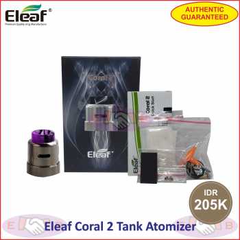 Eleaf Coral 2 RDA 24 Standard/Squonk Atomizer - Authentic