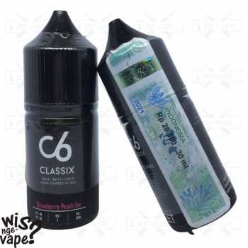 C6 Classix Strawberry Peach Ice 30ml - Liquid Vape Freebase