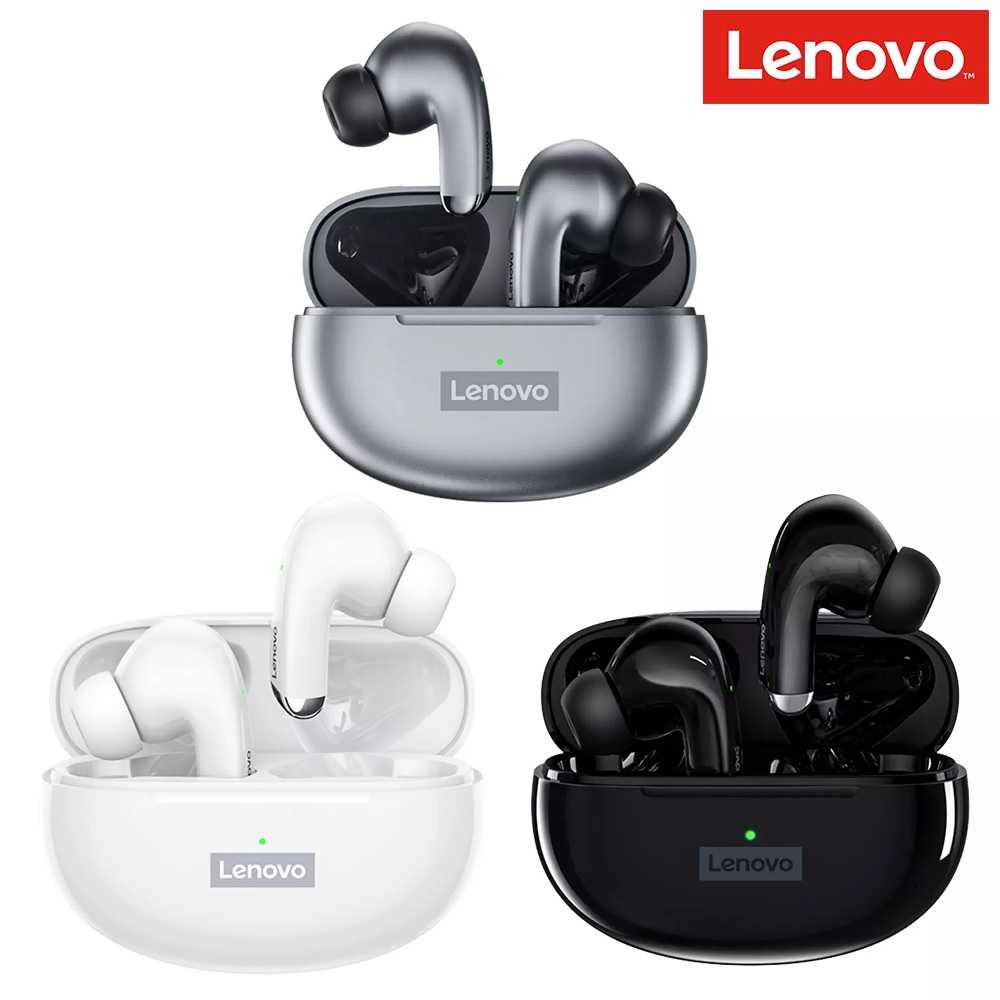 Jual LENOVO LivePods LP5 - TWS Bluetooth Earphone with 250mAh