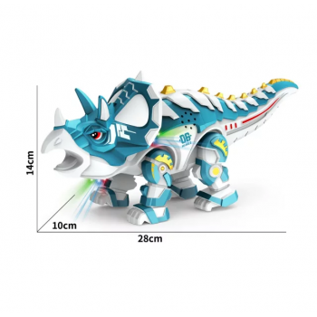 Jual MAINAN TRICERATOP ROBOT BERTELUR BORN EGG DINOSAUR