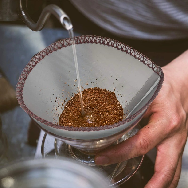 One Two Cups Filter Penyaring Kopi V60 Cone Coffee Dripper Reusable - FGX60