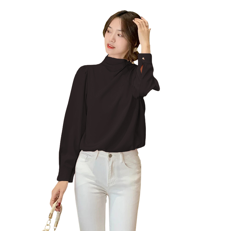 Blus Wanita Gaya Korea Lengan Panjang Murah Terbaru - Jfashion Trisha