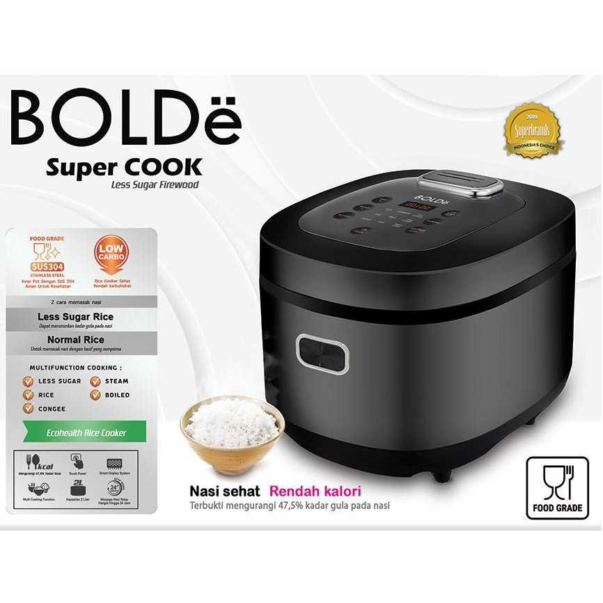Jual Bolde Rice Cooker Less Sugar Untuk Kesehatan Anda Kapasitas