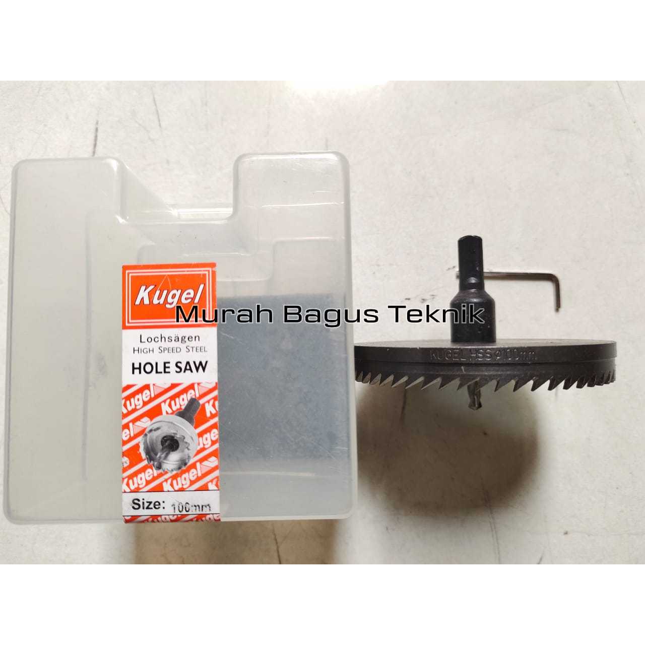 Jual Hole Saw HSS 100mm High Speed Steel Hole Saw Pelubang Besi