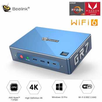 Jual BEELINK GTR7 AMD Ryzen Mini PC 16GB RAM 512GB SSD Win
