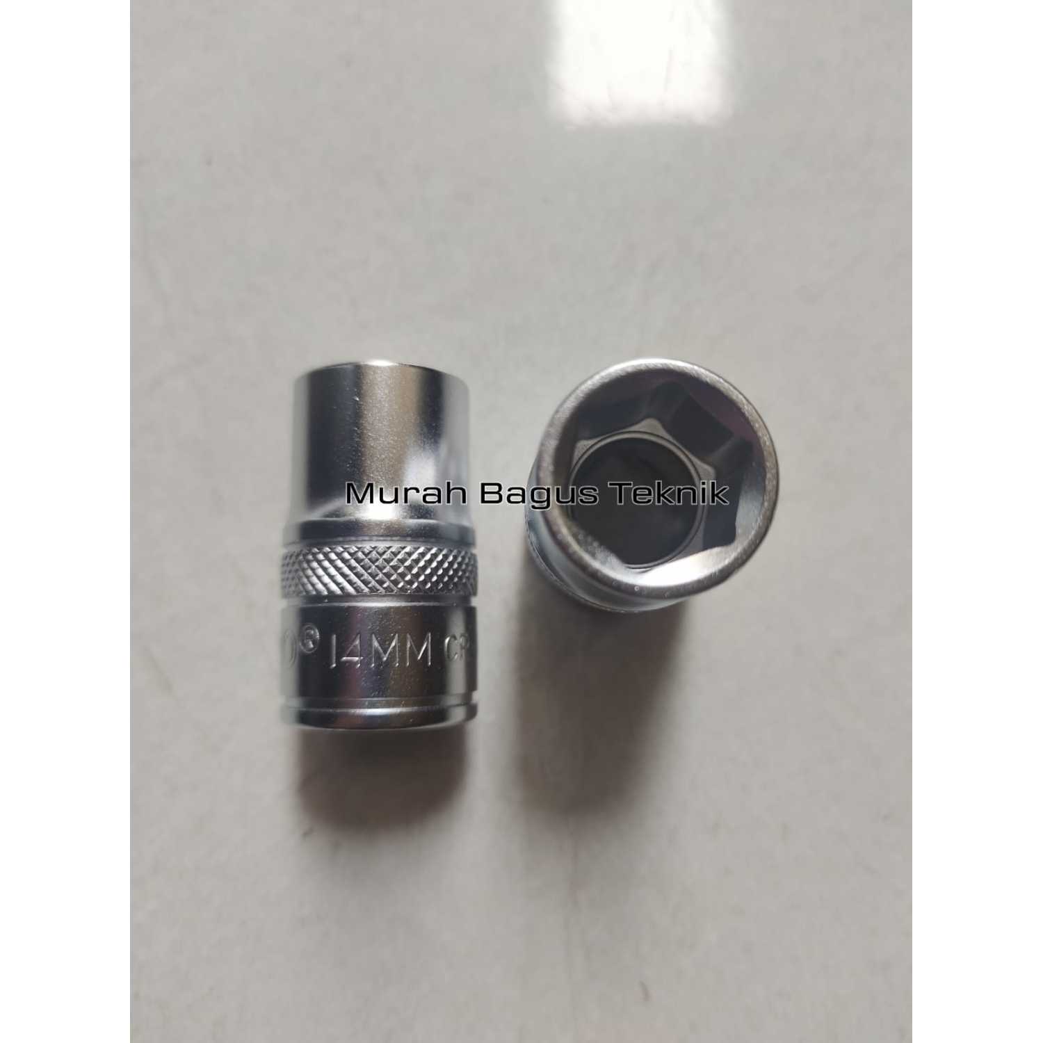 Jual Tekiro Mata Sock 1/2" 6pt 14mm Kunci Shock Hand Socket 1/2"
