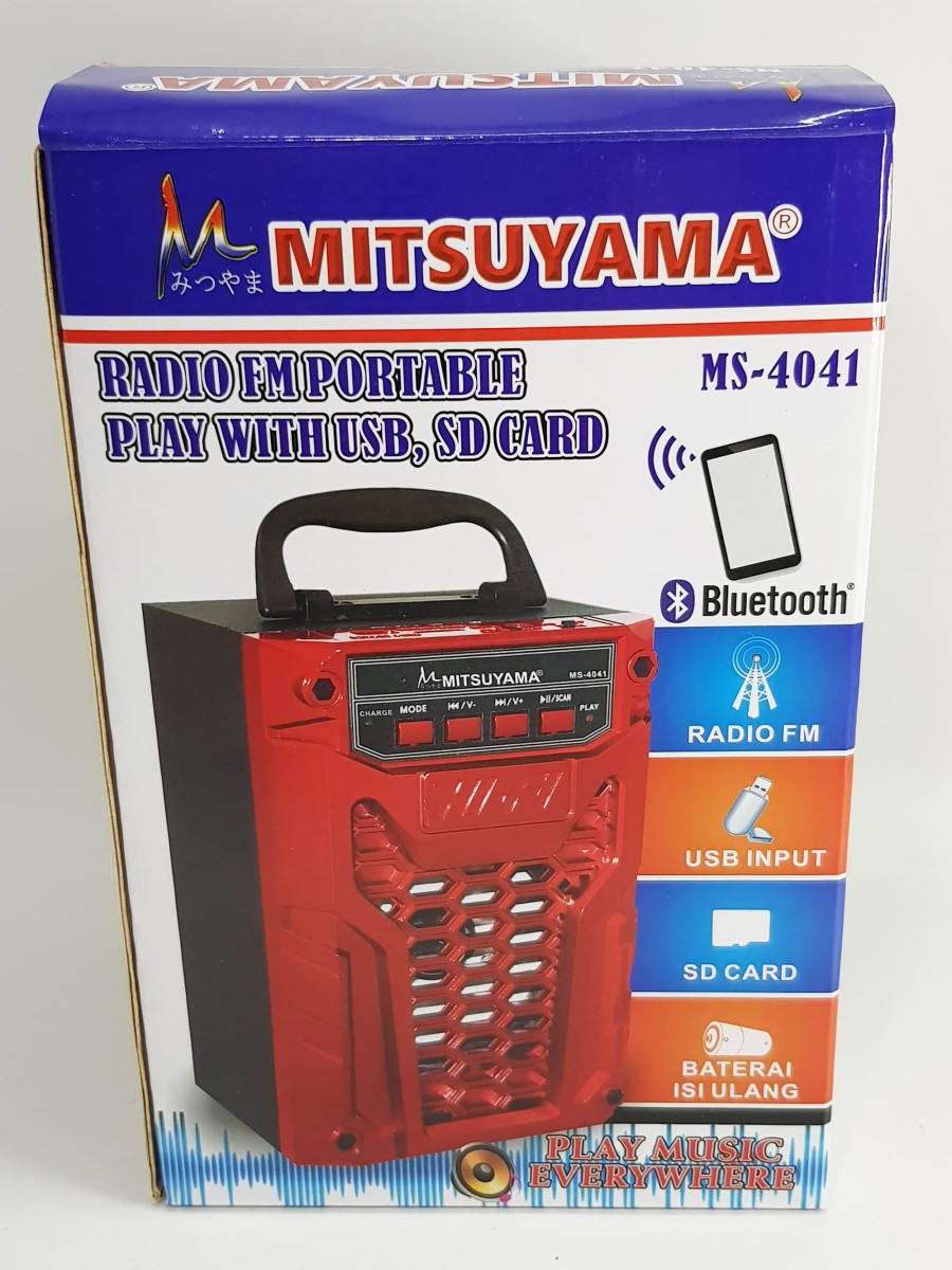 Speaker Aktif Portable Bluetooth radio MITSUYAMA MS-4041
