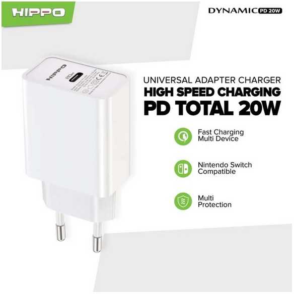 Jual Hippo Dynamic Adaptor Charger PD Quick Fast Charging PD 20W