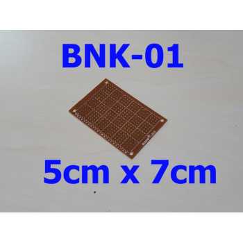 PAPAN PCB Bolong BNK - 01 ( 5cm × 7 cm) / Lubang / Titik