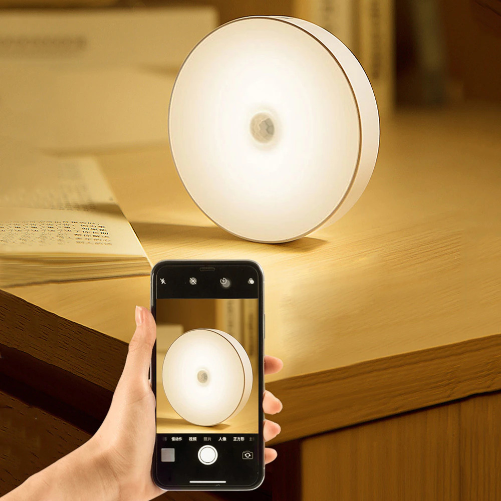 Sulala Lampu Tidur Minimalis USB Night Lamp Warm White 8 LED - SU34